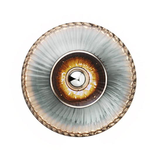 Design by Us New Wave Optic XL Vägglampa Rökfärgad