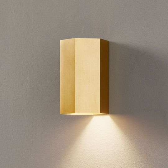 WEVER & DUCRÉ Hexo mini 1,0 vägglampa 11,5 cm guld