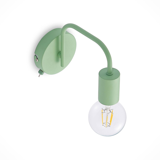 Lindby Erivana vägglampa, caledongrön