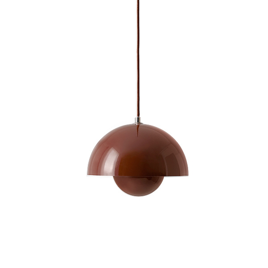 &Tradition Flowerpot VP1 Taklampa Röd & Brun