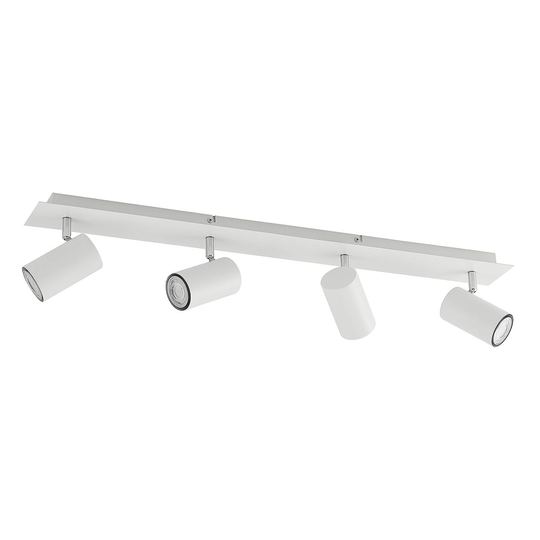 Lindby Joffrey takspotlight, 4 lampor, 80 cm, vit