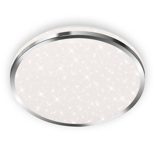 LED-taklampa 3403 IP44 stjärndekor, Ø 28 cm