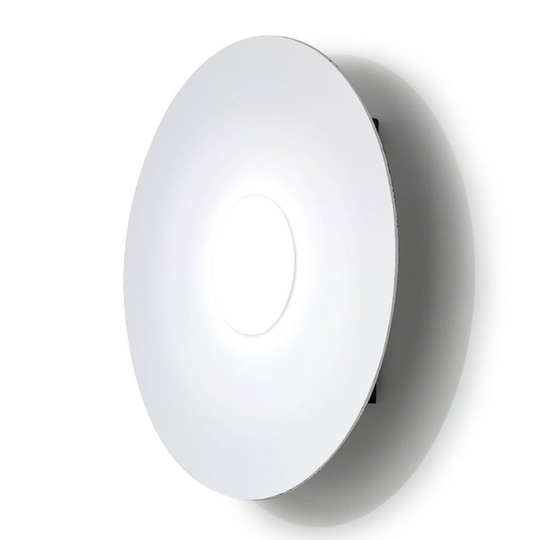 LED-vägglampa Circle, vit, 1 lampa, dimbar