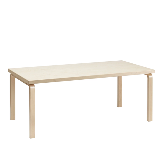 Aalto Bord 83, Björkfanér, Klarlackad