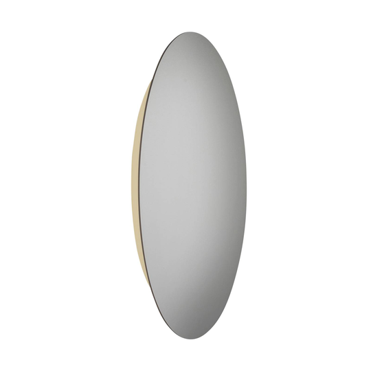 Escale Blade LED-vägglampa, matt silver, Ø 95 cm