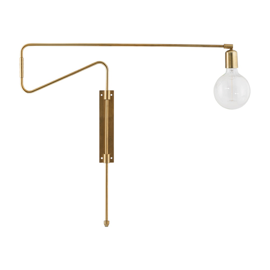 Vägglampa SWING mässing 70 cm House Doctor