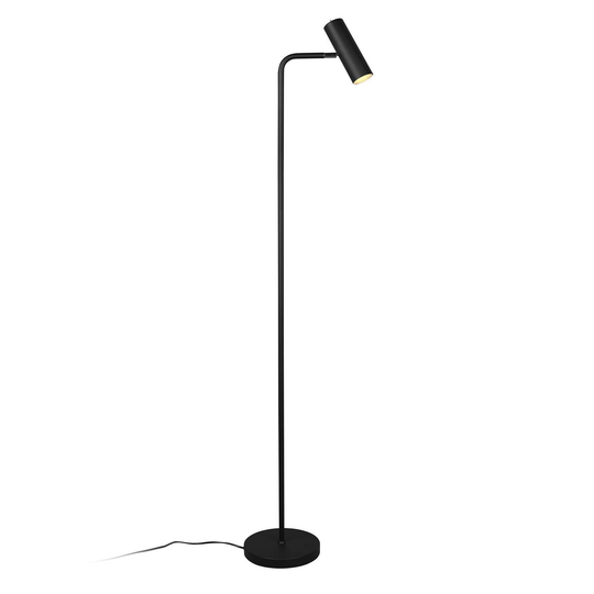 Golvlampa Marley, svart matt