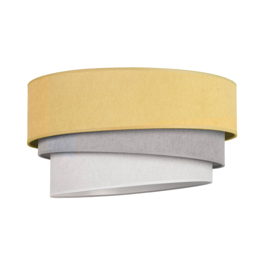 Taklampa Pastell Trio Ø 45 cm gul/grå/ljusgrå
