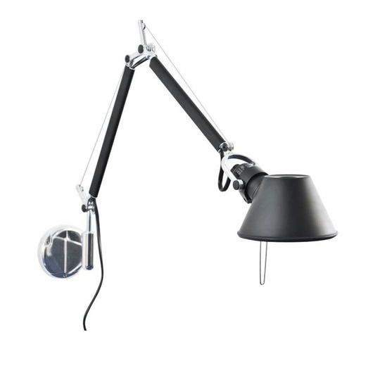 Tolomeo Micro Vägglampa, Svart