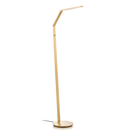 Rothfels Jolamira LED-golvlampa, dimmer, mässing
