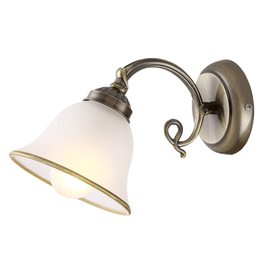 Vägglampa Odin, gammal mässing
