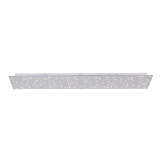LED-taklampa Sparkle, justerbar vitfärg, 100x25cm