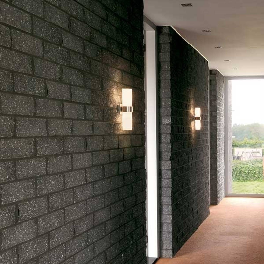Glasvägglampa DENA II