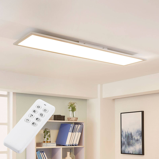 Arcchio Lysander LED-panel, CCT 119 cm 36 W silver