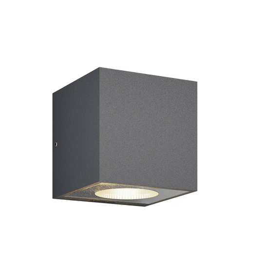 Arcchio Tassnim utomhusvägglampa, grafit 1 LED