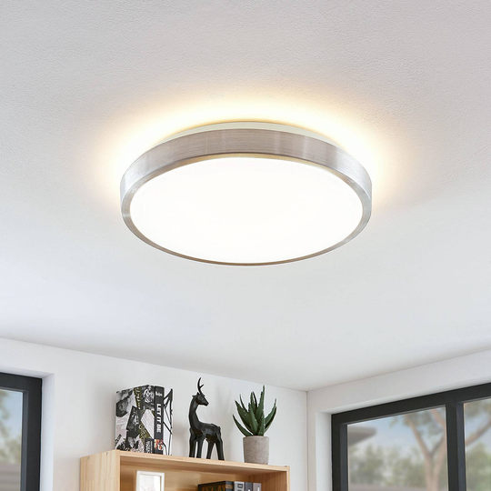 Lindby Emelie LED-taklampa, rund, 42 cm