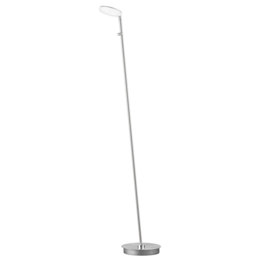 LED-golvlampa Dent, dimbar, CCT, 1 x 8 W nickel