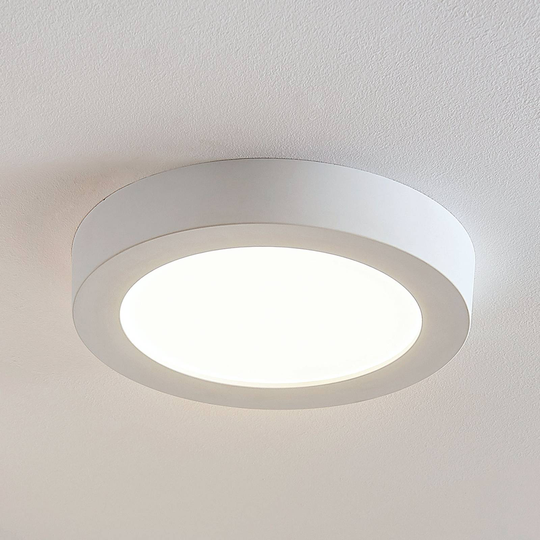 LED-taklampa Marlo vit 3 000 K rund 25,2 cm