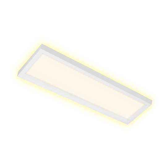 LED-taklampa 7365, 58 x 20 cm, vit