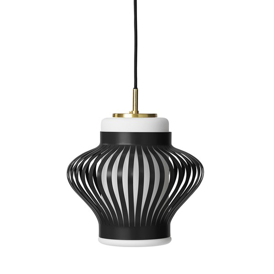 Warm Nordic Opal Lamella Taklampa Svart Noir