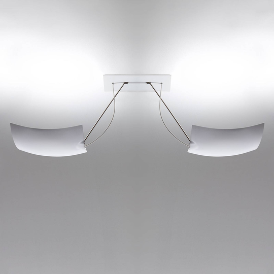 Ingo Maurer 2x18x18 LED-taklampa, 2 lampor