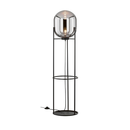 Golvlampa Regi, tvåfärgat glas, höjd 135