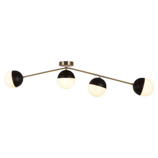 Taklampa Orbit, 4 lampor