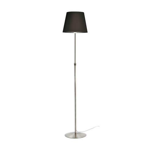 Aluminor Store golvlampa, aluminium/svart