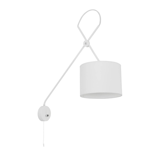 Vägglampa Viper med flexibelt stativ, vit