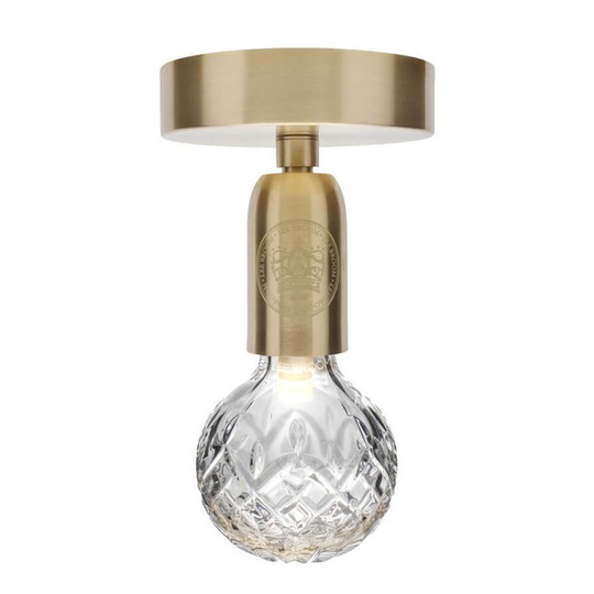 Lee Broom Crystal Bulb Taklampa Transparent/ Mässing