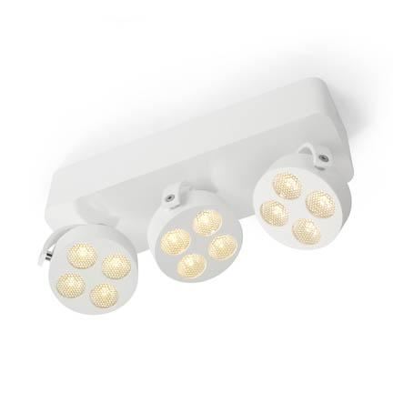 Trizo 21 Mini-Pi 3 UP Spot- & Taklampa Vit