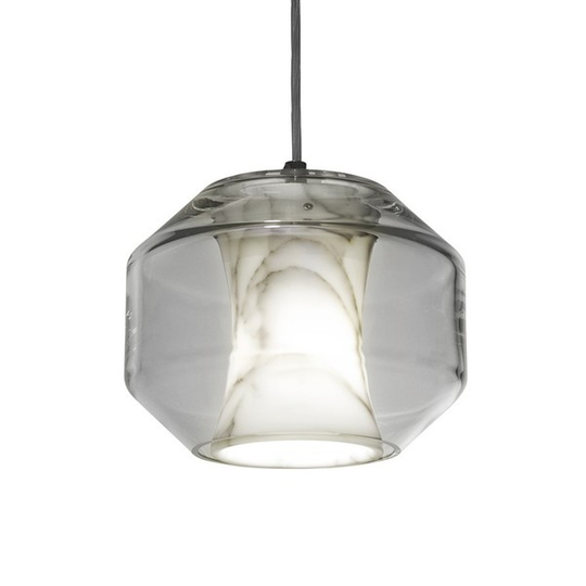 Lee Broom Chamber Light Taklampa Liten Carrara Marmor/Kristall