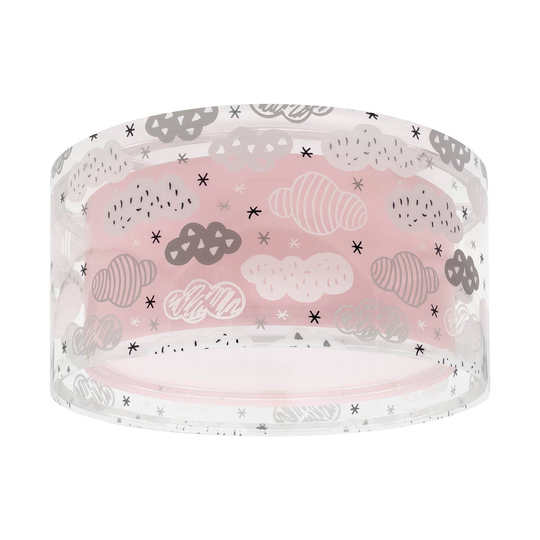 Dalber Cloud Pink taklampa, Ø 33 cm, rosa