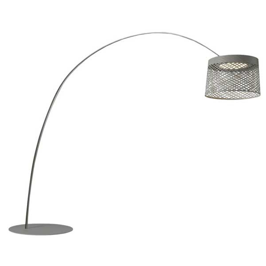 Foscarini Twiggy Grid Golvlampa Utomhus Grå