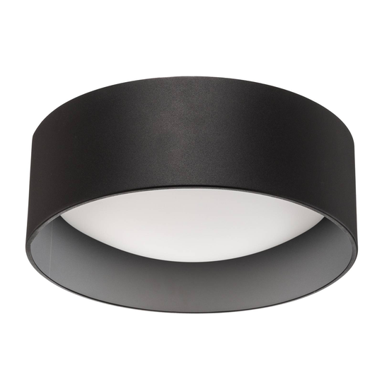Taklampa Moss, svart/silver