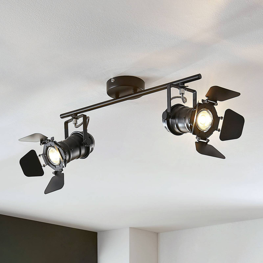Taklampa Tilen, 2 lampor strålkastaroptik