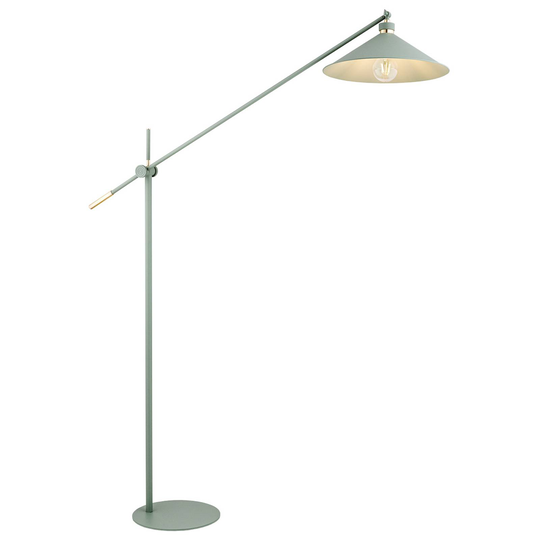 Golvlampa Natalie, salviagrön
