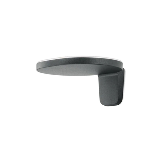 Flos Oplight W1 Vägglampa Strukturerad Antracit