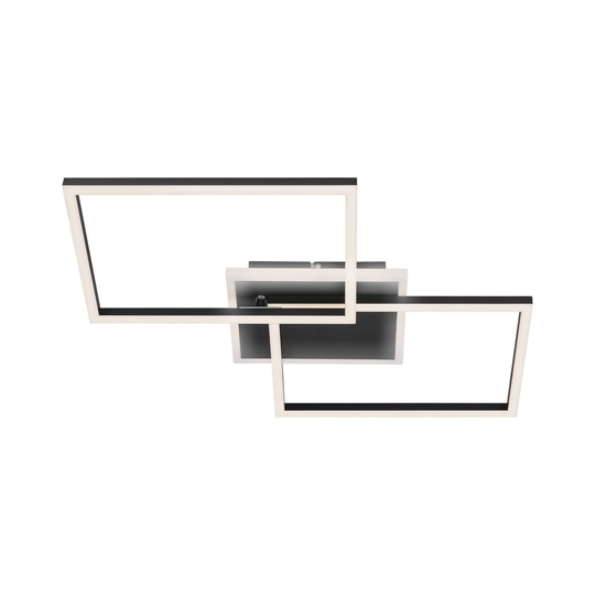 LED-taklampa Frame 2 lampor, CCT, svart