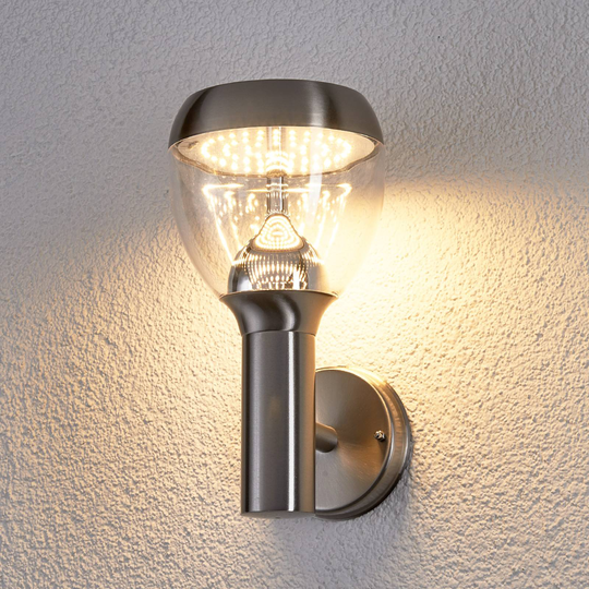 Etta - LED-utevägglampa i rostfritt stål