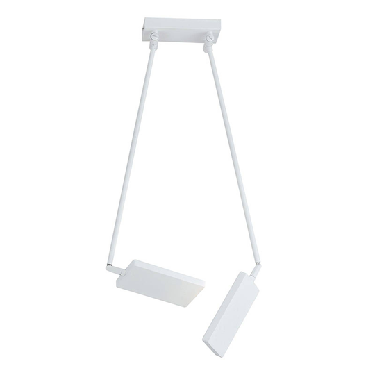LED-taklampa Book, vit