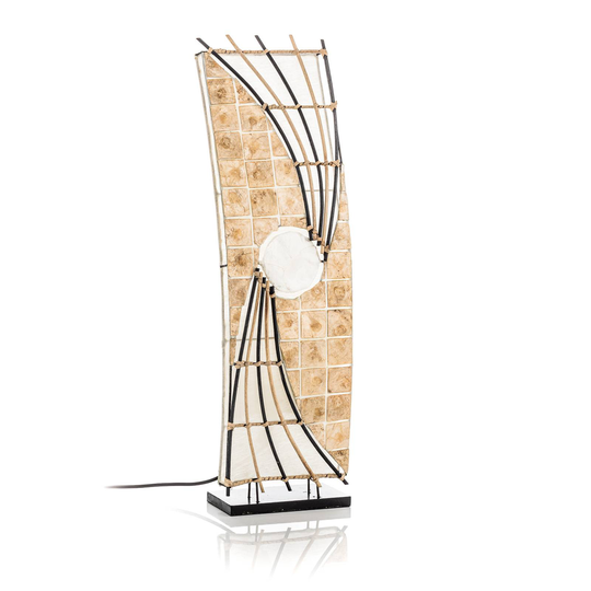 Elegant golvlampa QUENTO 70 cm
