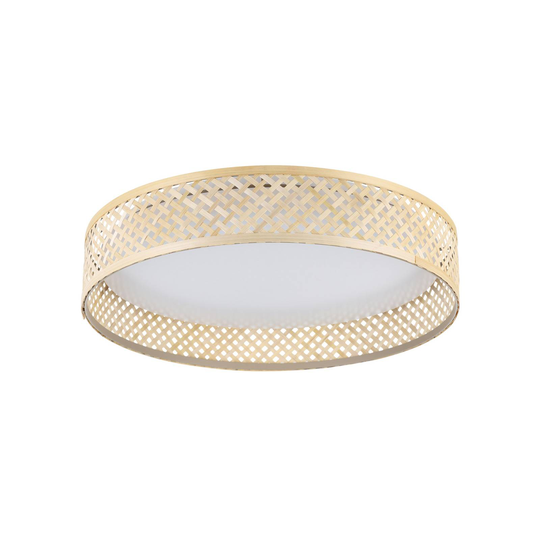 LED-taklampa Luppineria bambunät Ø 38cm