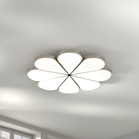 B-Leuchten Flower LED-taklampa CCT Ø 81 cm