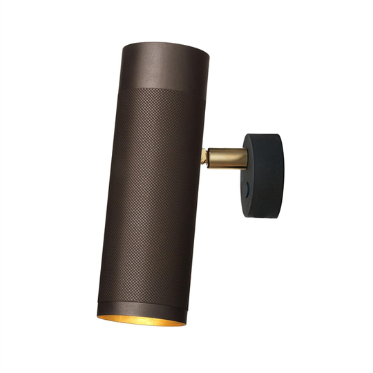 Thorup Copenhagen Cartridge Vägglampa Rökfärgad Mässing