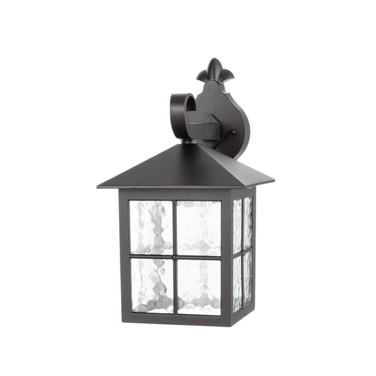 Utomhusvägglampa Winchester BL18, lykta nedan