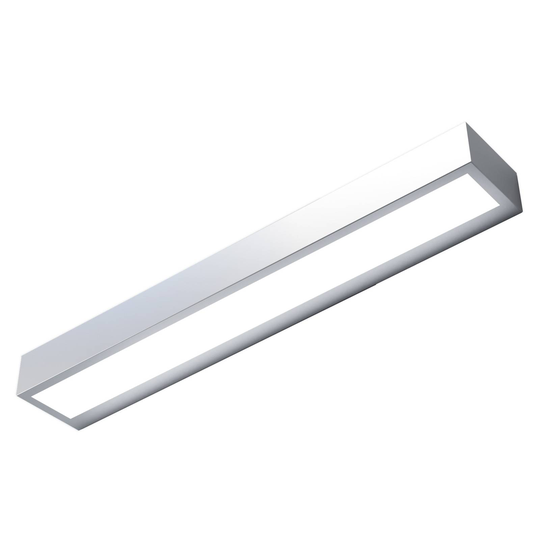 LED-vägglampa Mera, bredd 40 cm, alu, 4 000 K