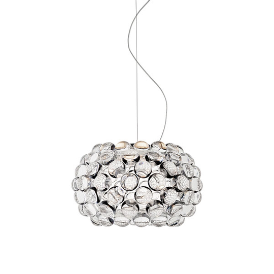 Foscarini Caboche Plus Taklampa Piccola På/av Transparent