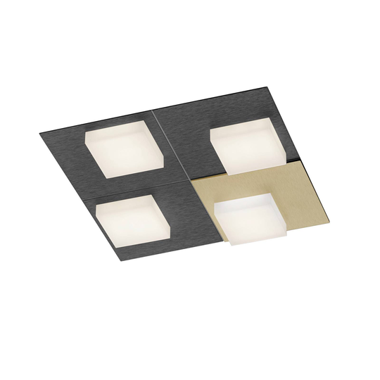 BANKAMP Cube taklampa 32 W 28 x 28 cm, antracit