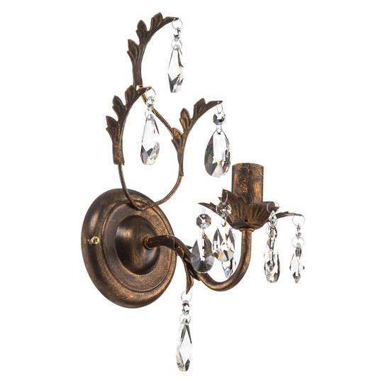 Vägglampa Teresa som ljuskrona, 1 lampa